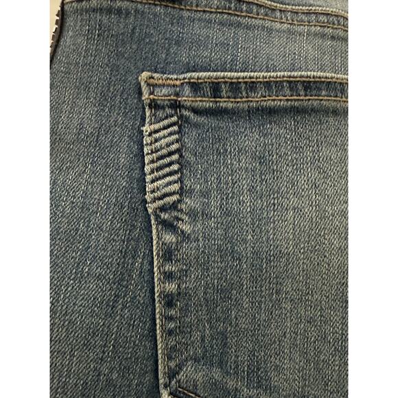 PAIGE Verdugo Embellished Tuxedo Stripe Skinny Jeans size 28 - Picture 8 of 10